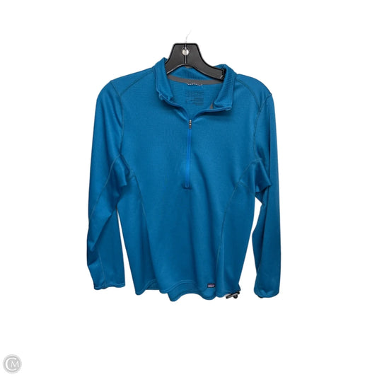 Athletic Jacket By Patagonia In Blue, Size: M