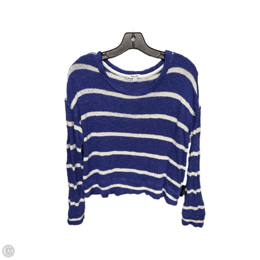 Sweater By Splendid In Blue & White, Size: M