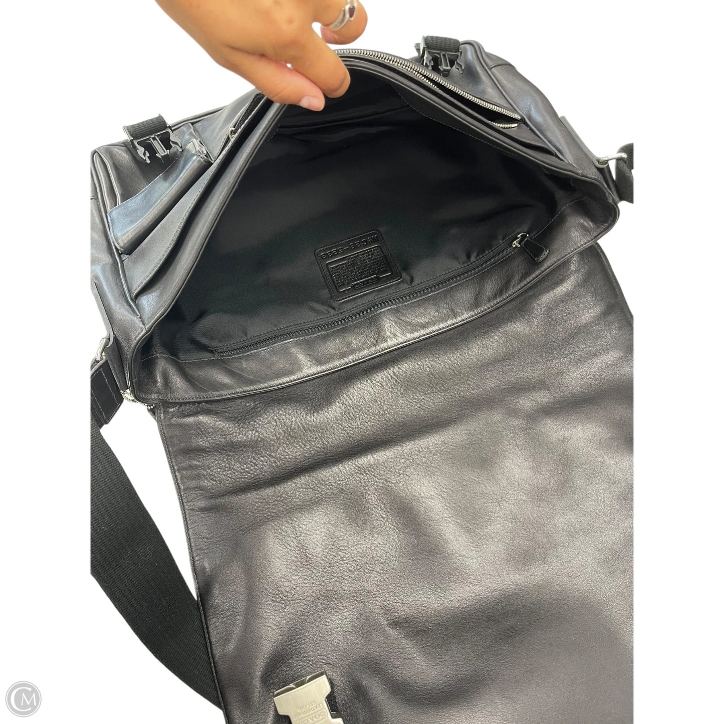 Laptop Bag Designer By Coach, Size: Large