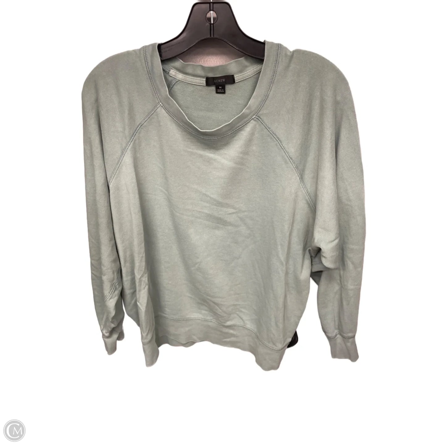 Top Long Sleeve By J. Crew In Green, Size: M