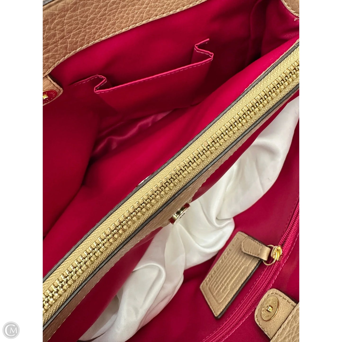 Handbag Designer By Coach, Size: Large