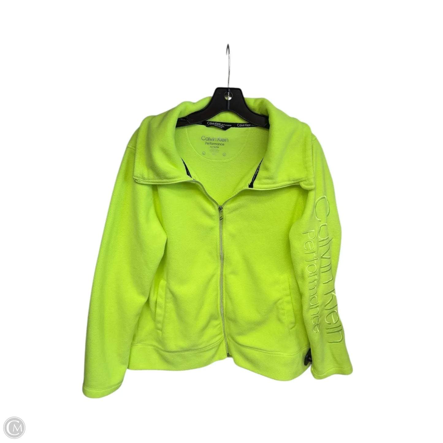 Athletic Fleece By Calvin Klein Performance In Yellow, Size: Xl