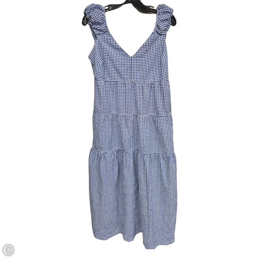Dress Casual Maxi By Old Navy In Checkered Pattern, Size: M