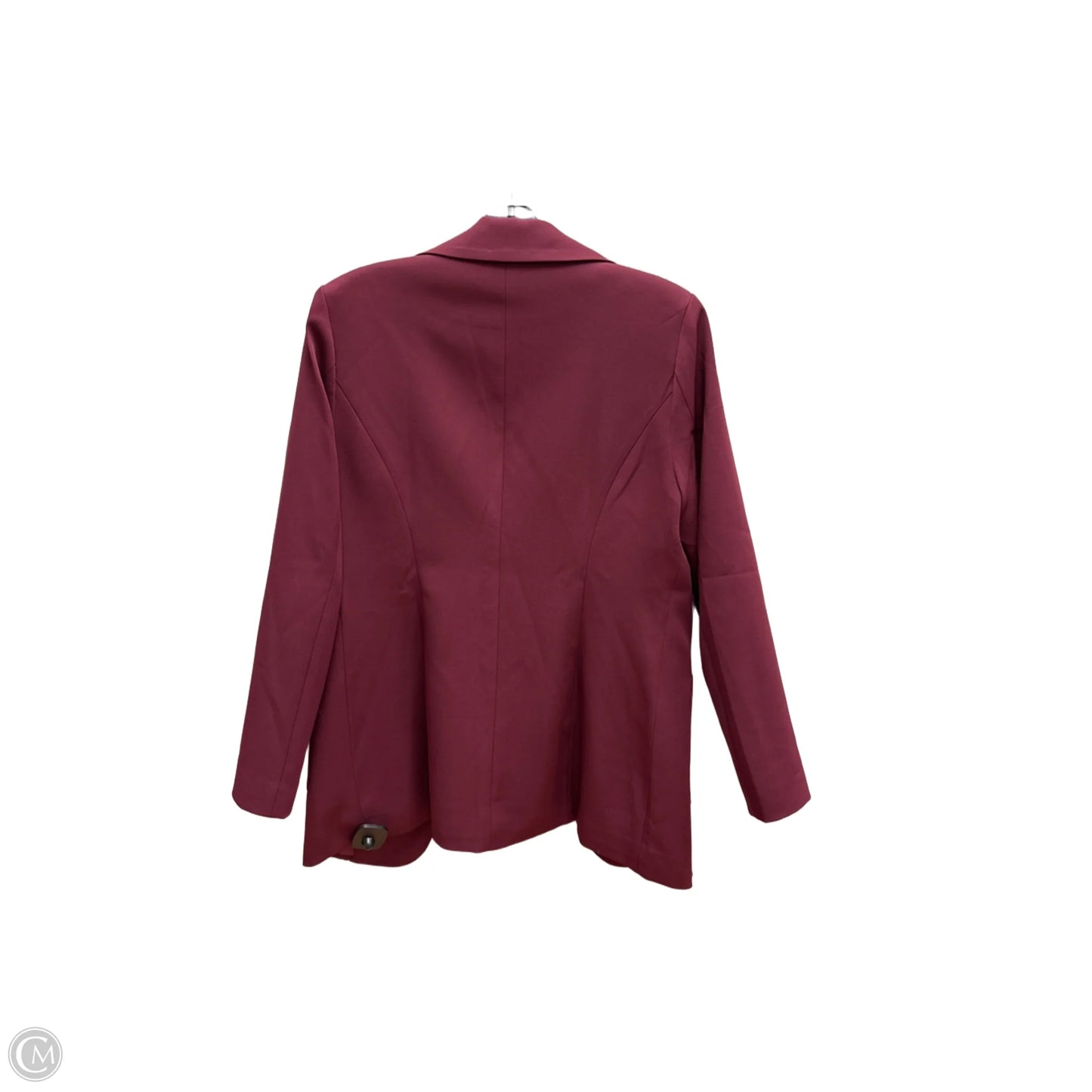 Blazer By Clothes Mentor In Maroon, Size: M