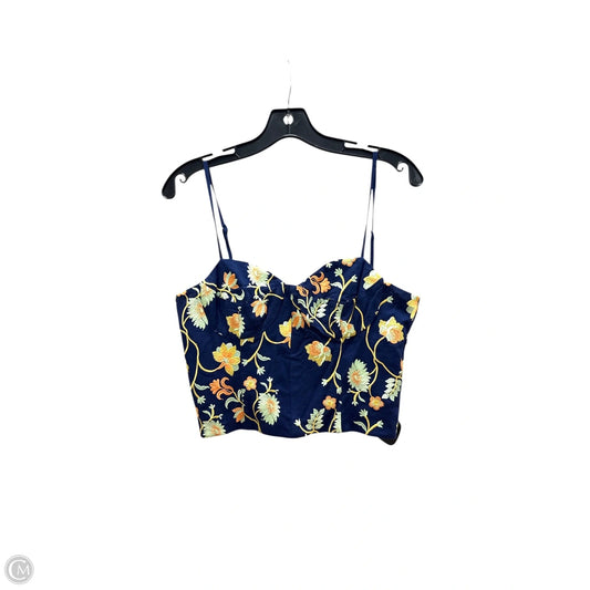 Top Sleeveless By Mestiza In Floral Print, Size: 6