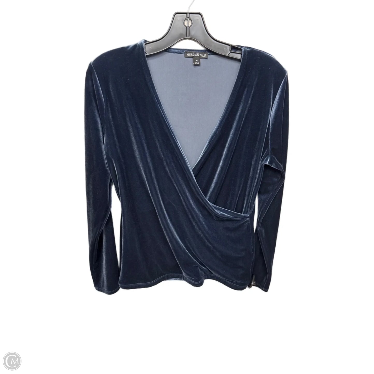 Top Long Sleeve By J. Crew In Blue, Size: M