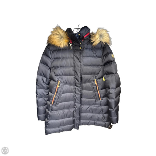 Coat Puffer & Quilted By Vince Camuto In Navy, Size: L