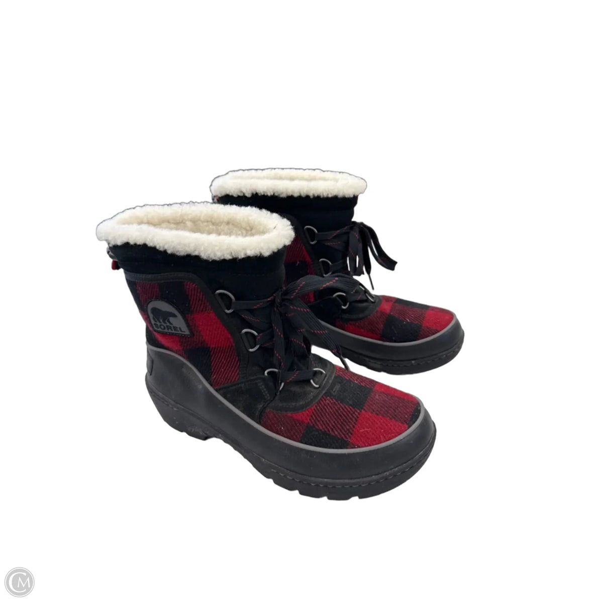 Boots Snow By Sorel In Plaid Pattern, Size: 10