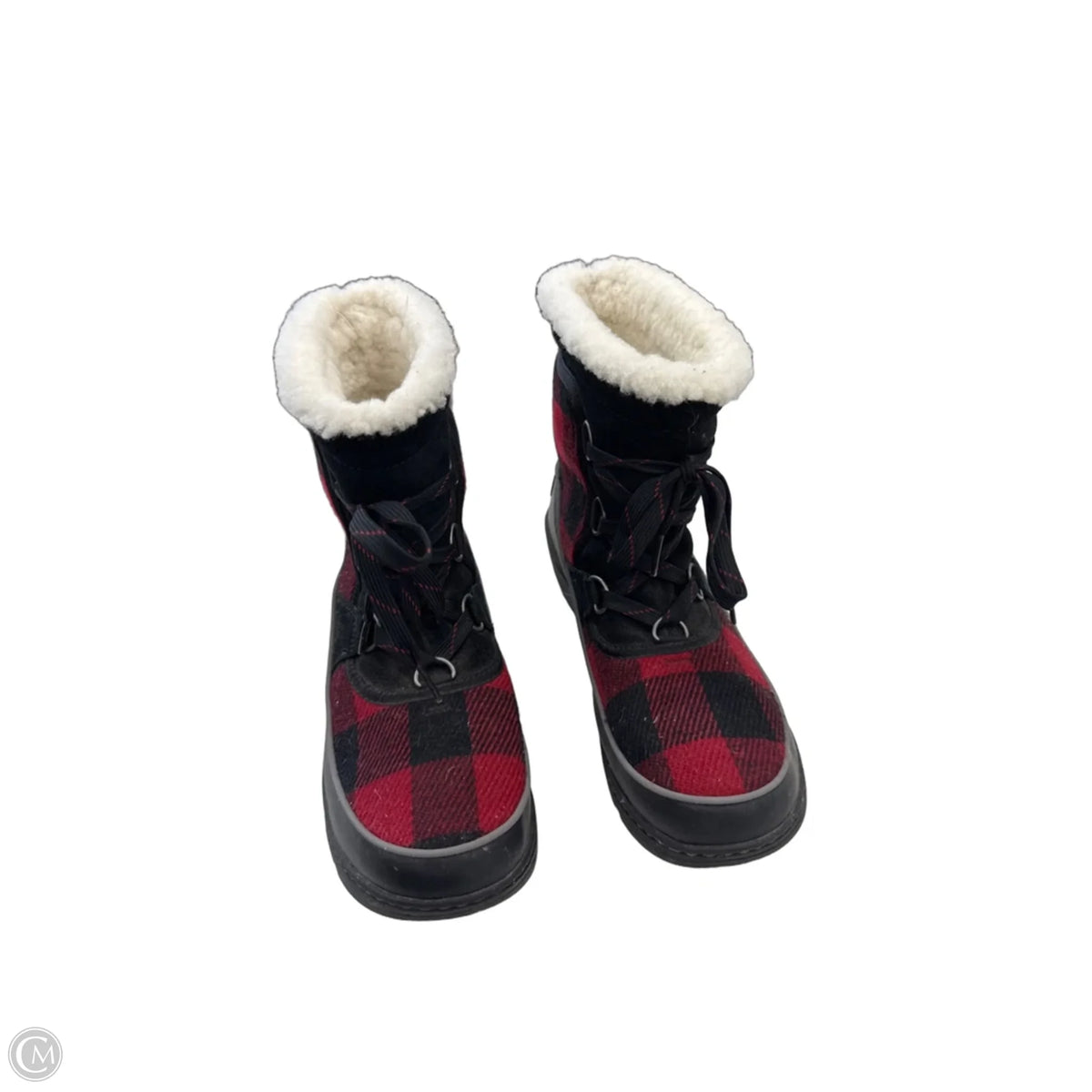 Boots Snow By Sorel In Plaid Pattern, Size: 10
