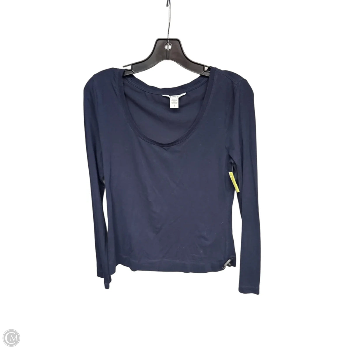 Top Long Sleeve Basic By Athleta In Navy, Size: S