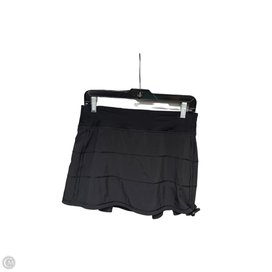 Athletic Skort By Lululemon In Black, Size: 6