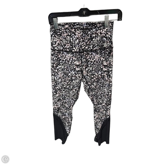 Athletic Capris By Lululemon In Floral Print, Size: S