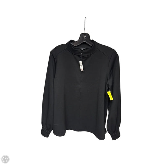Top Long Sleeve By Talbots In Black, Size: Mp