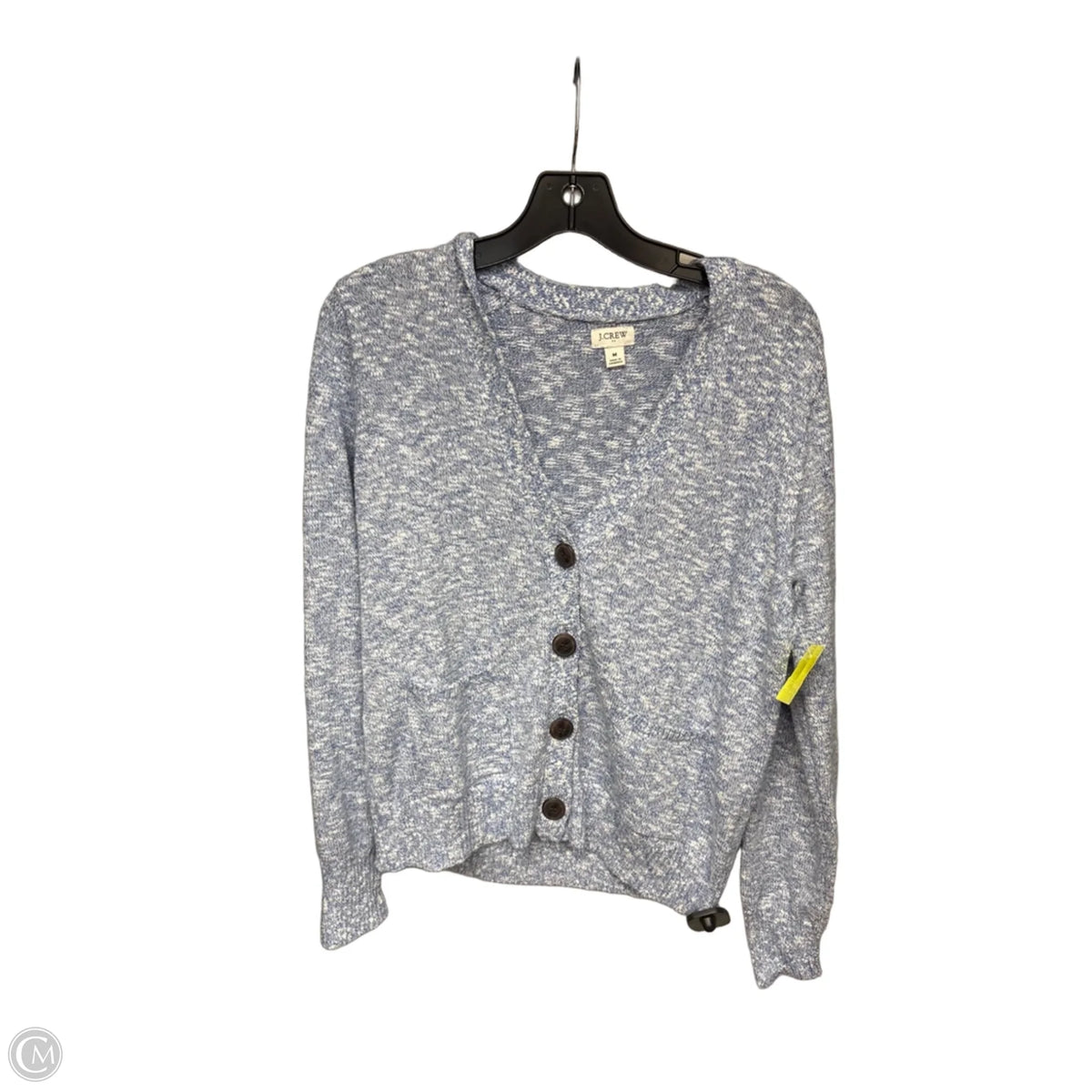 Cardigan By J. Crew In Blue & White, Size: M