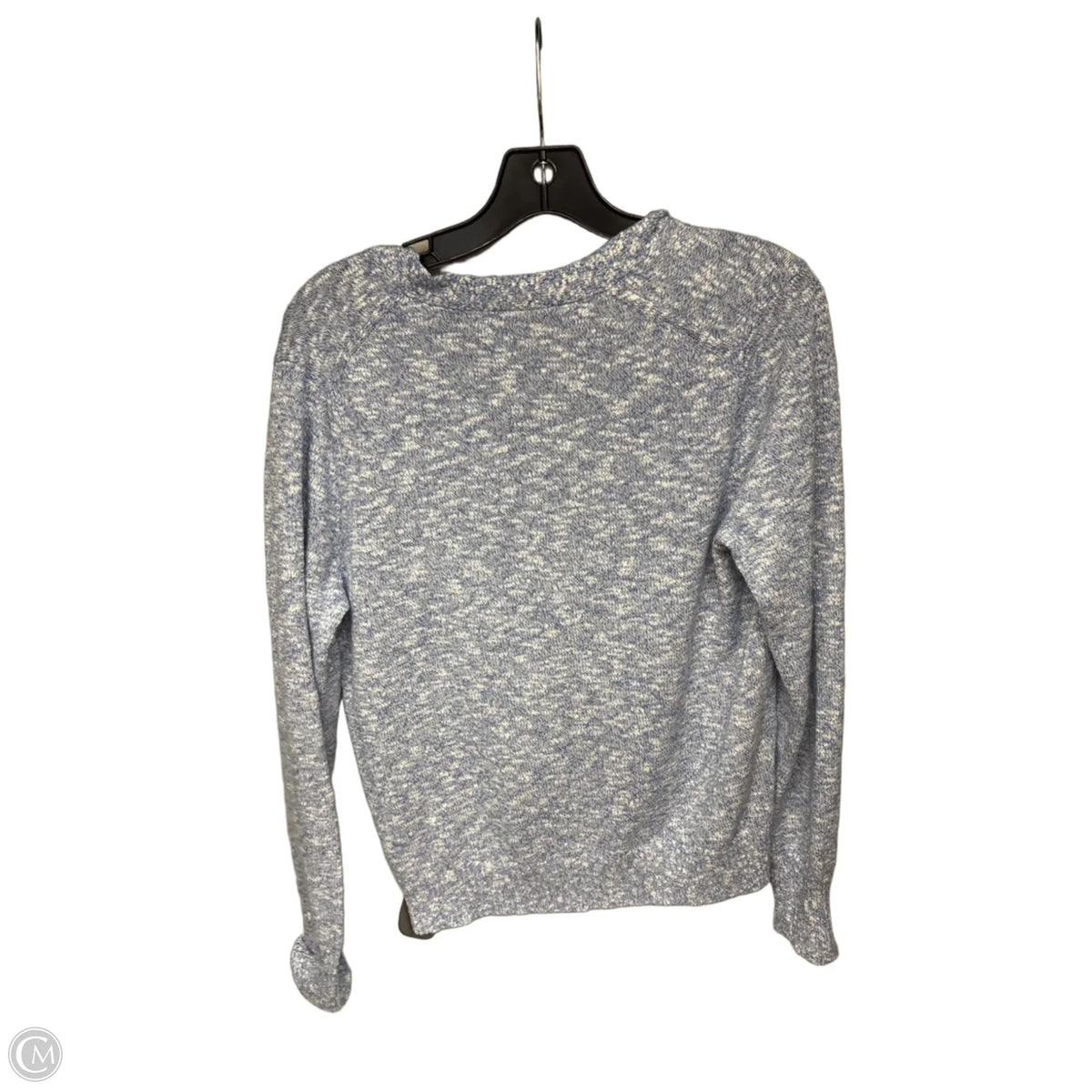 Cardigan By J. Crew In Blue & White, Size: M