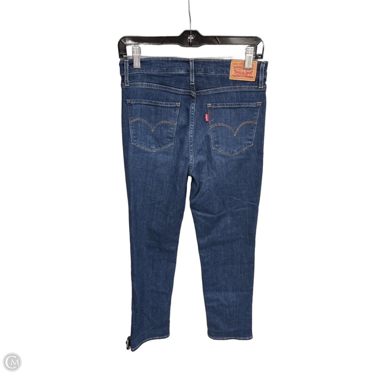 Jeans Straight By Levis In Blue Denim, Size: 6