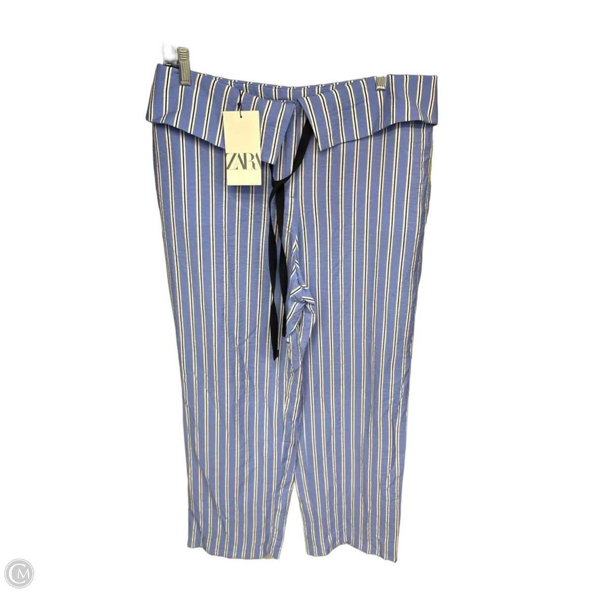 Pants Other By Zara In Blue & White, Size: L