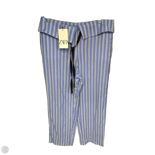 Pants Other By Zara In Blue & White, Size: L