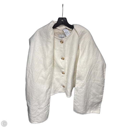 Jacket Faux Fur & Sherpa By Abercrombie And Fitch In White, Size: L