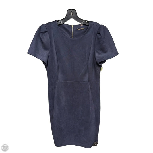 Dress Casual Short By Calvin Klein In Navy, Size: 12