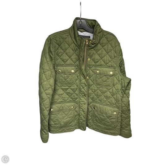 Jacket Puffer & Quilted By J. Crew In Green, Size: Xl
