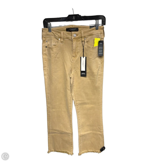 Jeans Straight By Liverpool In Tan, Size: 4