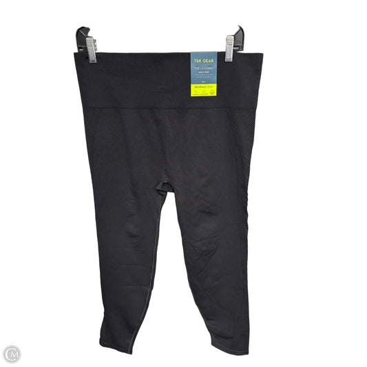 Athletic Pants By Tek Gear In Black, Size: Xxl