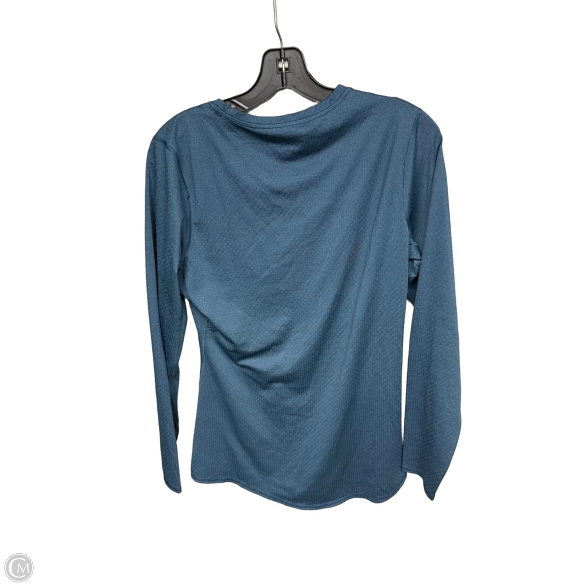 Athletic Top Long Sleeve Collar By Rei In Blue, Size: M