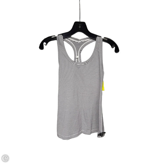 Athletic Tank Top By Lululemon In Striped Pattern, Size: 6