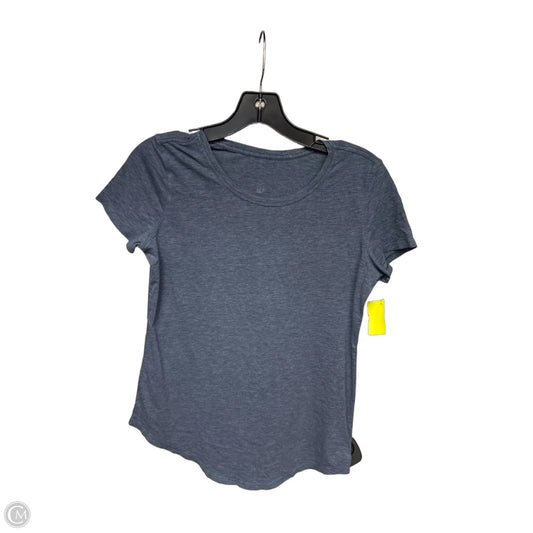 Athletic Top Short Sleeve By Lululemon In Blue, Size: S
