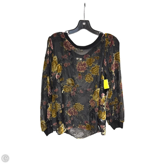 Top Long Sleeve By A New Day In Black, Size: Xxl
