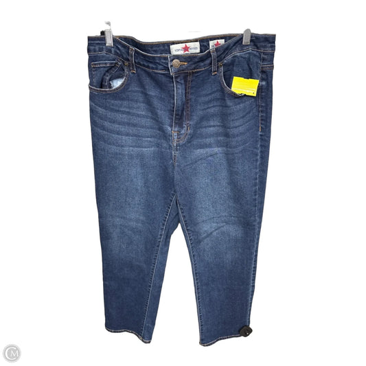 Jeans Straight By Clothes Mentor In Blue Denim, Size: 14