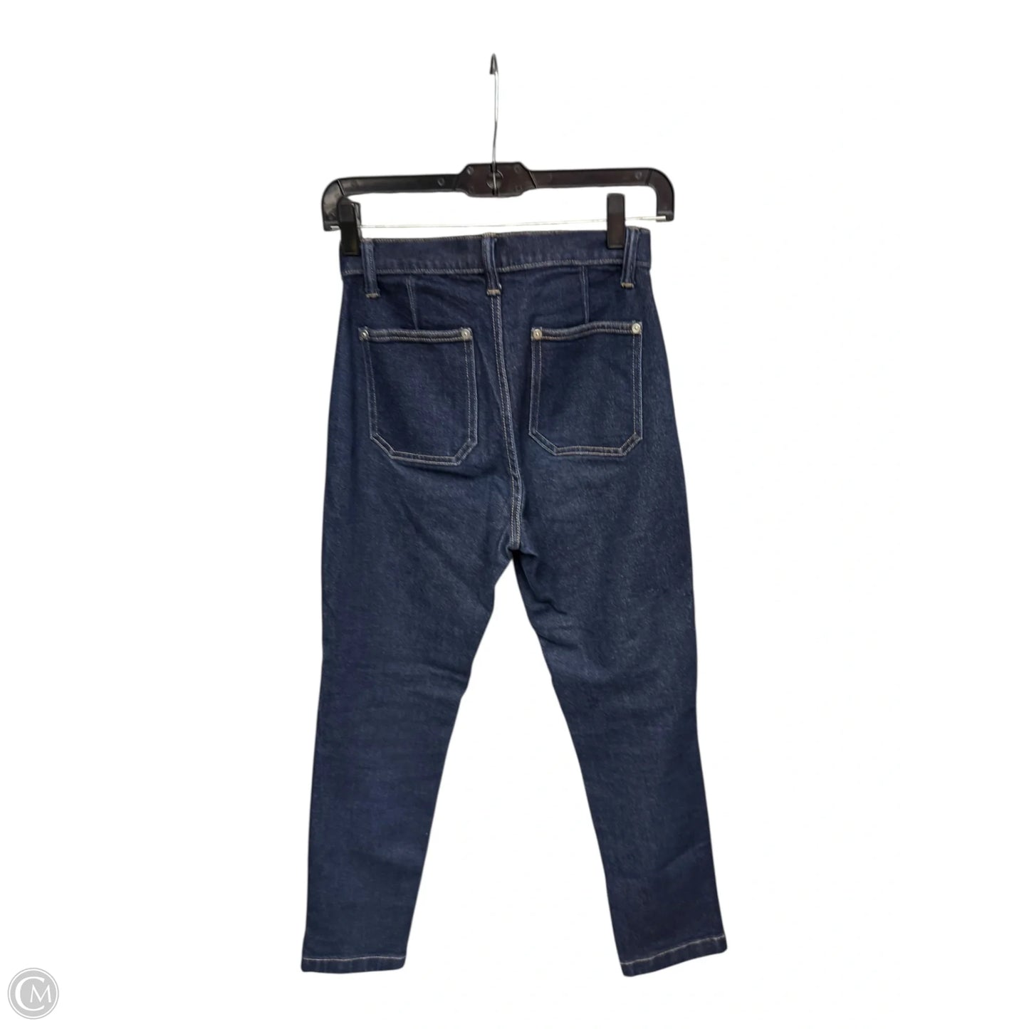 Jeans Straight By Banana Republic In Blue Denim, Size: 0