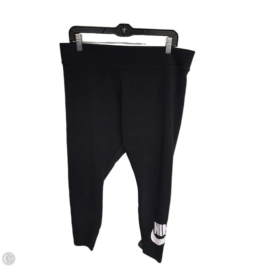 Athletic Pants By Nike In Black, Size: Xxl