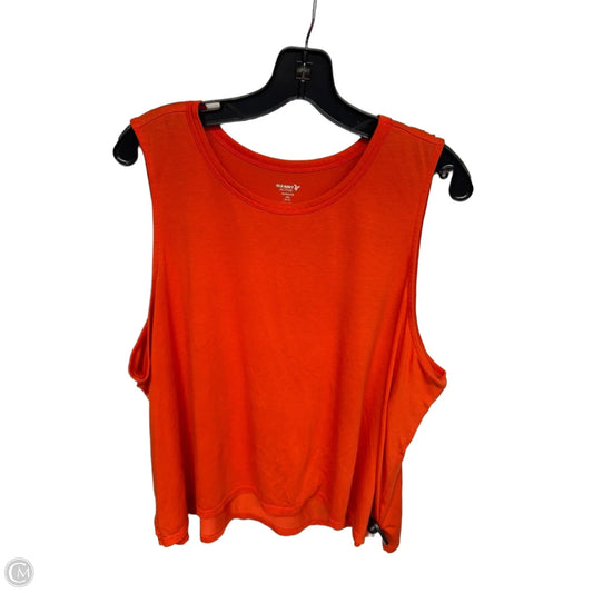 Athletic Tank Top By Old Navy In Orange, Size: Xxl
