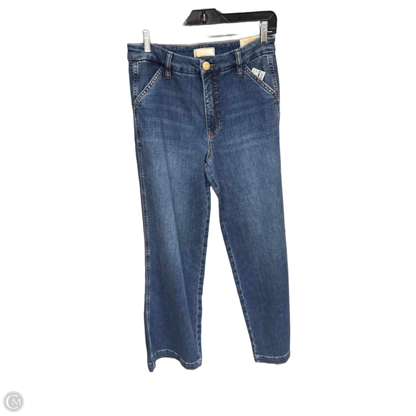 Jeans Wide Leg By Kut In Blue Denim, Size: 4