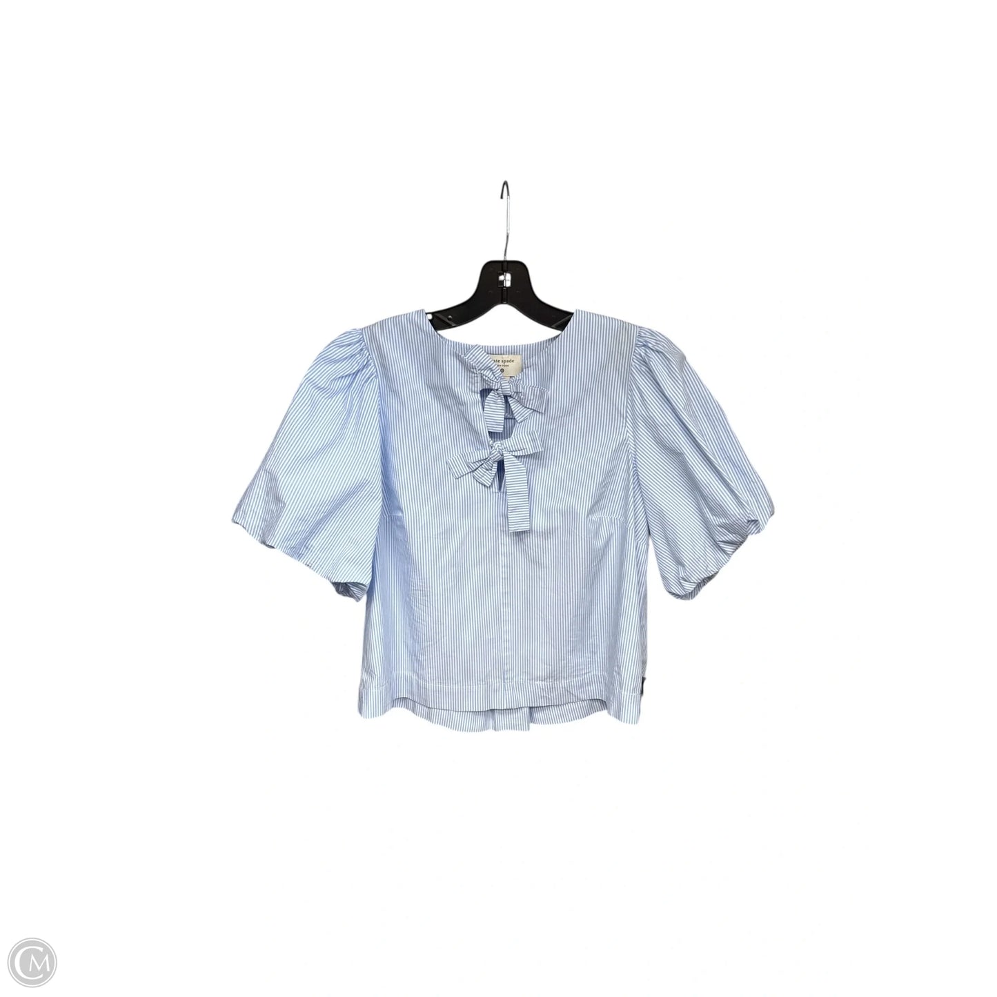 Top Short Sleeve By Target-designer In Blue & White, Size: Xs