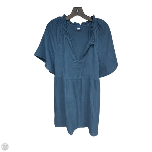 Dress Casual Short By Old Navy In Blue, Size: L