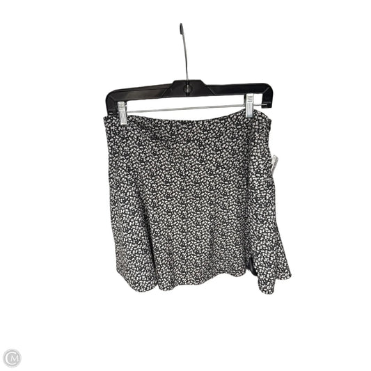Skirt Mini & Short By Lush In Floral Print, Size: L