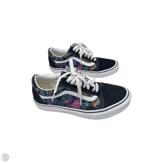 Shoes Flats By Vans In Black, Size: 8