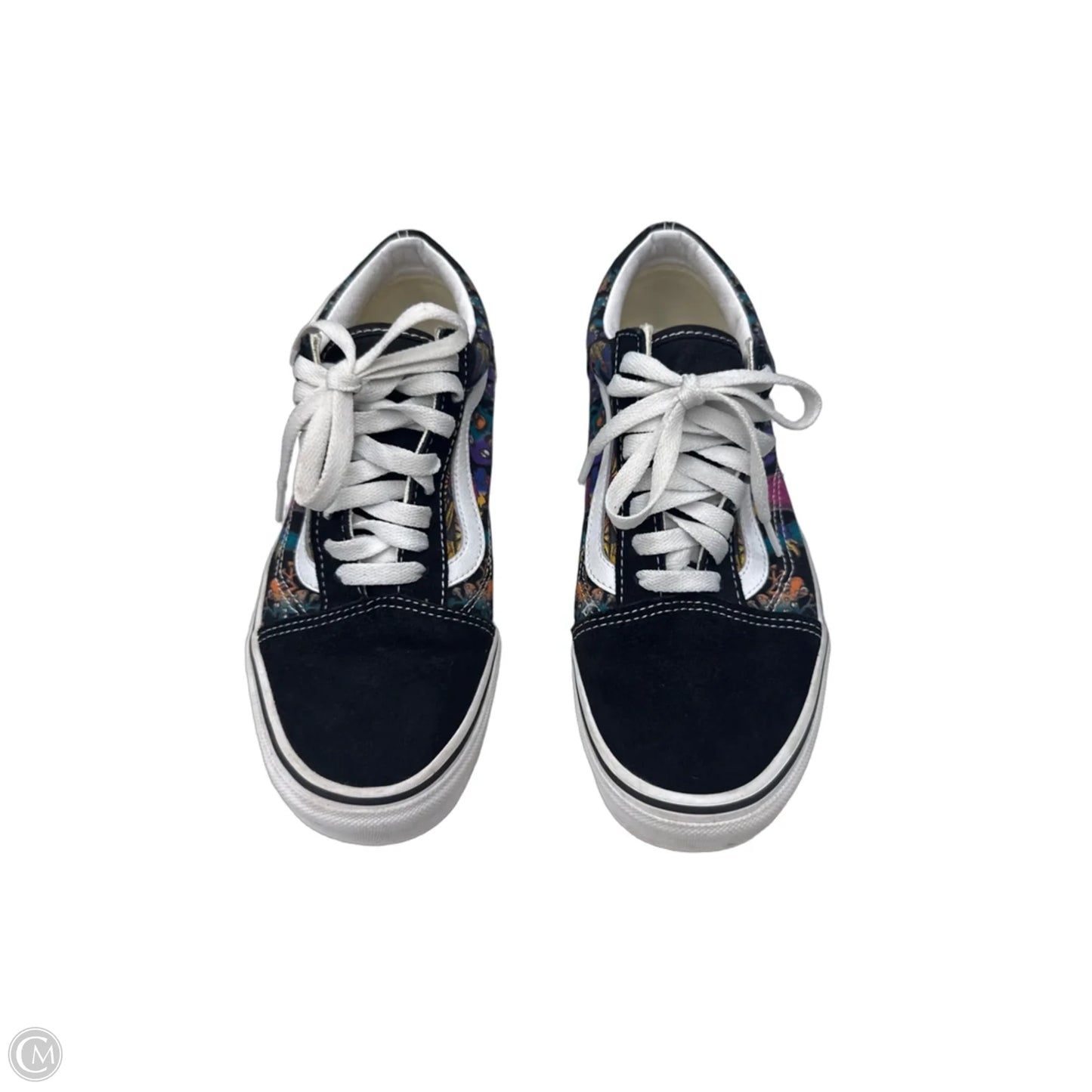 Shoes Flats By Vans In Black, Size: 8