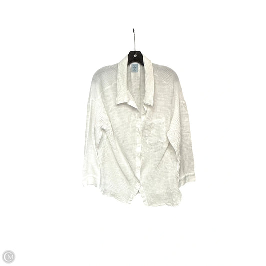 Swimwear Cover-up By Shade & Shore In White, Size: M