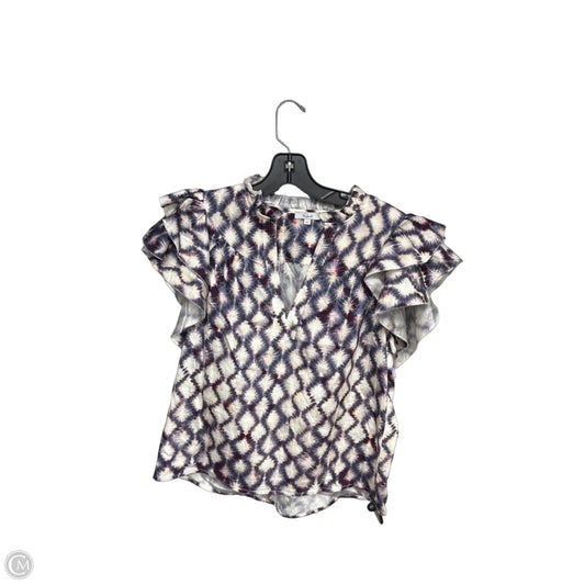 Top Short Sleeve By Rails In Blue & Purple, Size: S