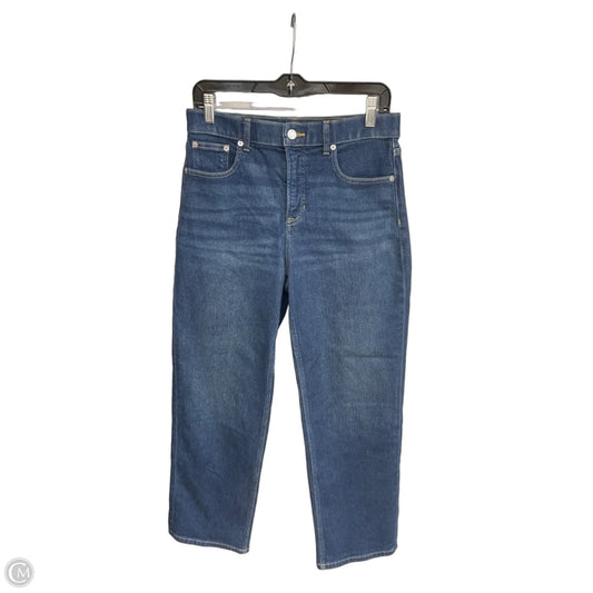 Jeans Straight By Spanx In Blue Denim, Size: M