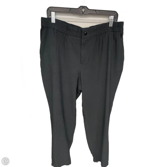 Pants Linen By A New Day In Black, Size: Xl