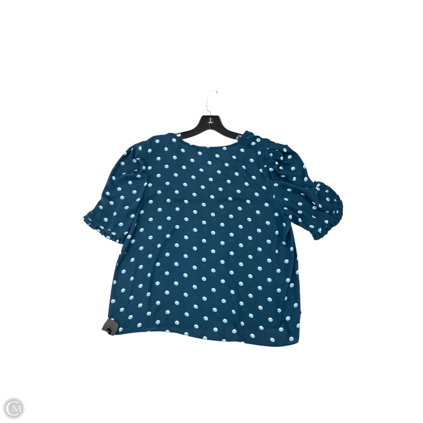 Top Short Sleeve By Worthington In Blue, Size: Lp