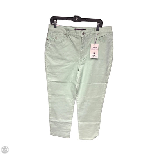 Jeans Straight By Gloria Vanderbilt In Green, Size: 16