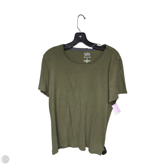 Top Short Sleeve By Croft And Barrow In Green, Size: Xl