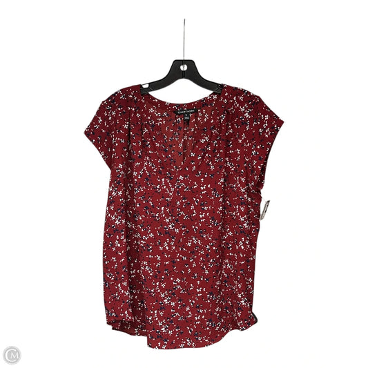 Top Short Sleeve By 41 Hawthorn In Red, Size: Xl