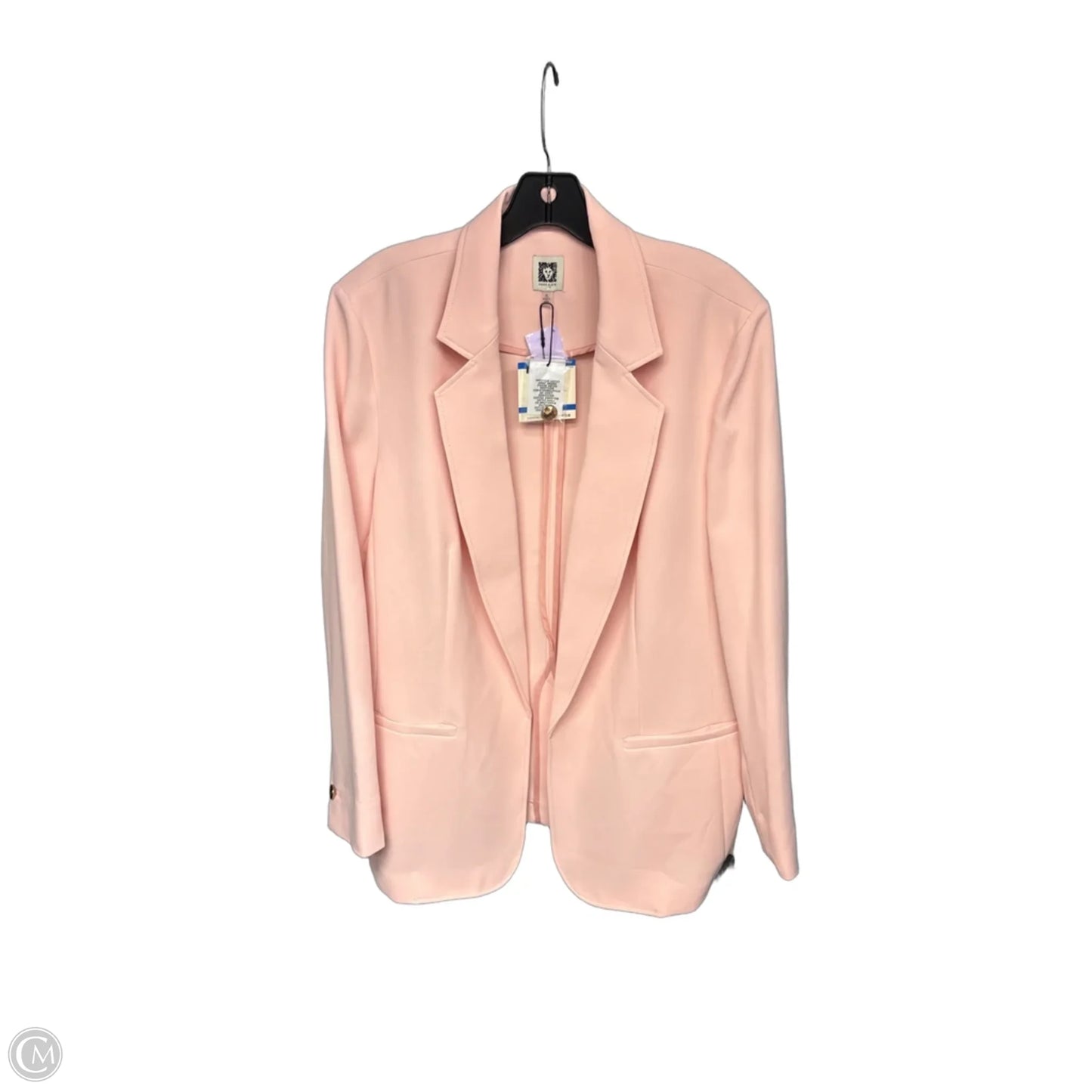 Blazer By Anne Klein In Pink, Size: Xl